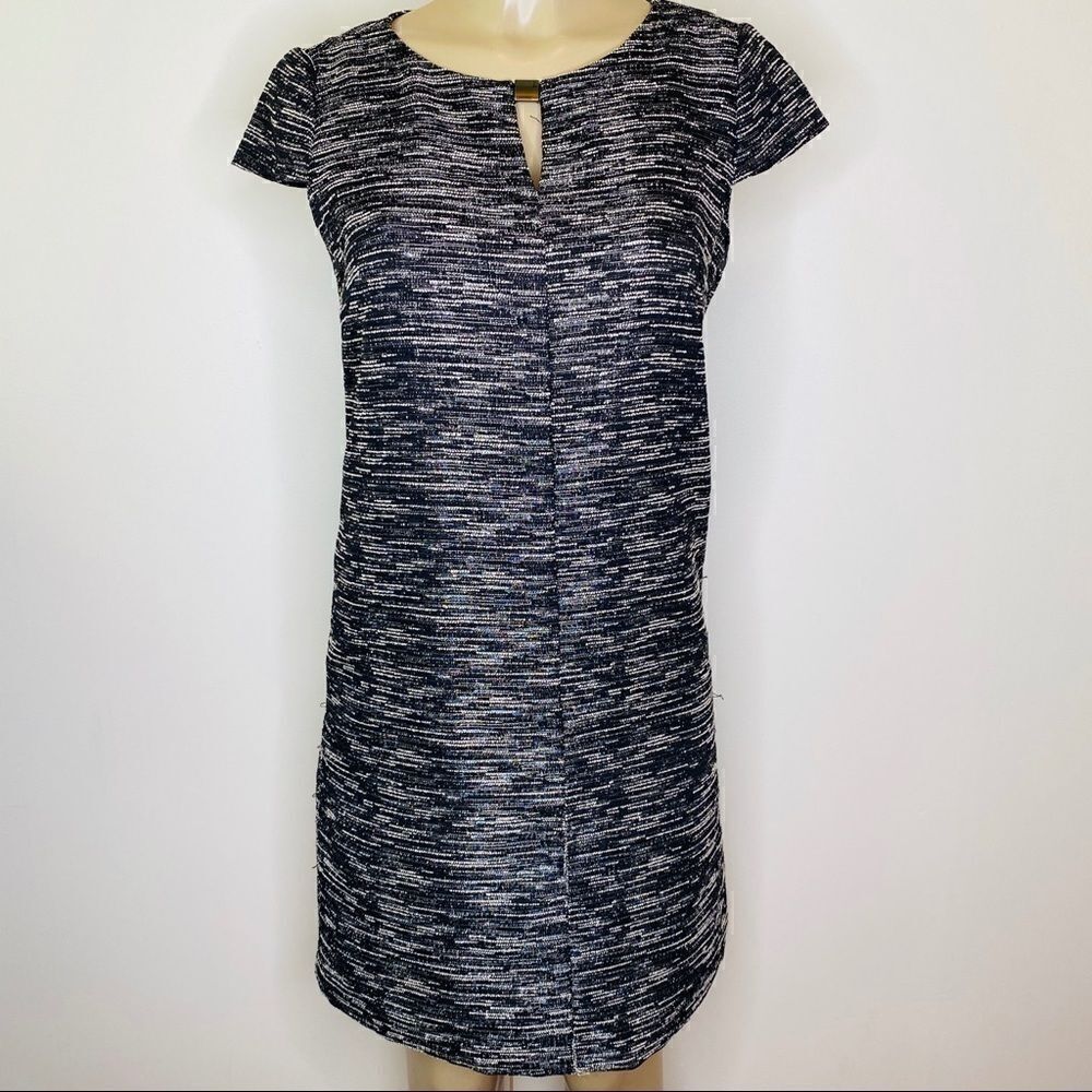 Tahari ASL  Ivory Vanessa Tweed Shift dress